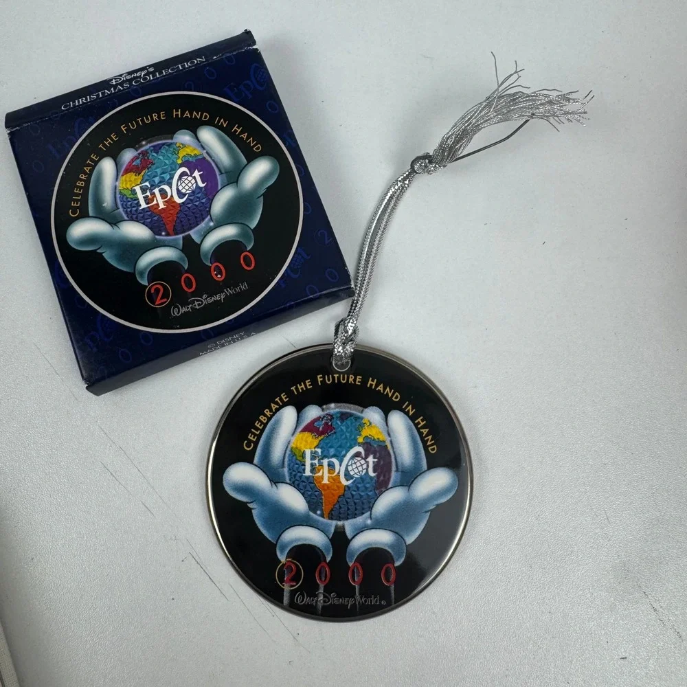 Disney Epcot 2000 Millennium Ornament Walt Disney World w Box‎ USA